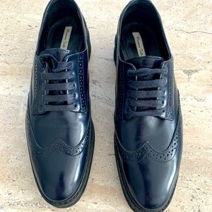 Massimò Dutti Leather lace up shoes